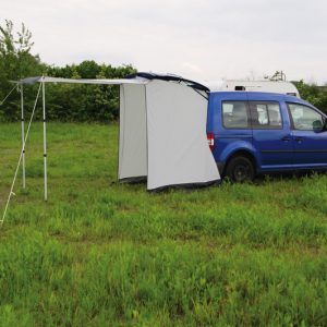 Carpa Trasera VERTIC para Caddy o mini camper con portón (Área de Base 135x100cm)
