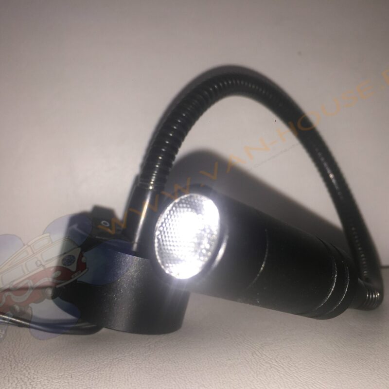 Punto LED flexible, negro, 2W de alta potencia, …