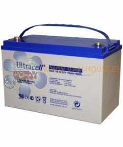 Batería GEL 12V 115Ah Ultracell UCG-115-12…