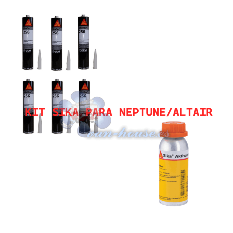 KIT SIKA (ALTAIR-NEPTUNE) 6 Cartuchos SIKA 256FC + ACTIVADOR 1431
