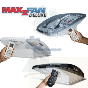 Claraboya con Ventilador MaxxFan (Elegir Color) Apertura Manual y/o Eléctrica